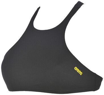 Arena Crop Think black-yellow L