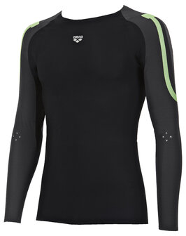 Arena M Carbon Compression Long Sleeve black/deep-grey XL