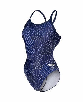 Arena W Kikko Pro Swimsuit Challenge Back navy-navy multi 38