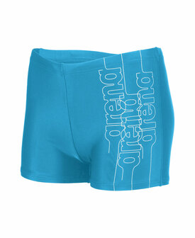 Arena B Swim Short Graphic turquoise-white 8-9