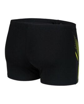 Arena M Swim Short Graphic black-softgreen 80