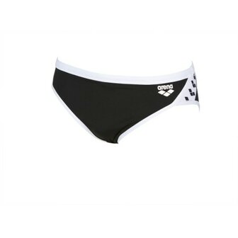 Arena M Team Stripe Brief black-white 80