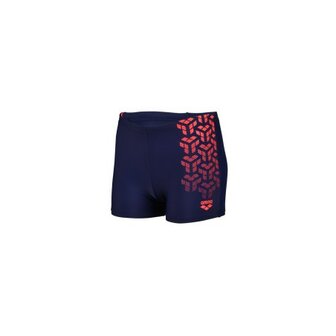 Arena B Kikko V Swim Short Graphic navy-fluo-red 10-11