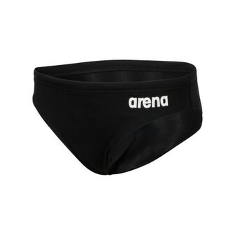 Arena B Team Swim Briefs Solid black-white 10-11