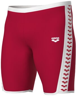 Arena M Icons Swim Jammer Solid red-white 80