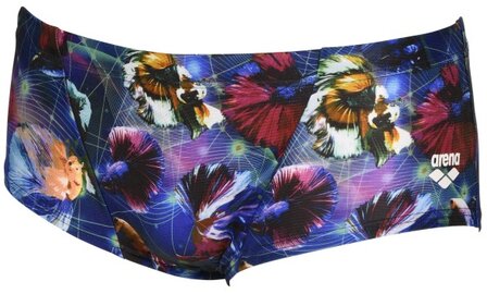 Arena M Swim Low Waist Short Allover black-multi 85