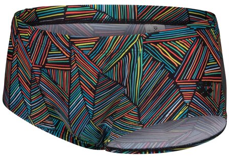 Arena M Overview Swim Low Waist Short black-multi 85