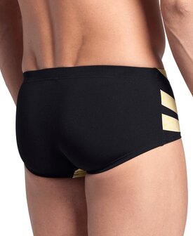 Arena M Multi Stripes Swim Low Waist Short black multi 90