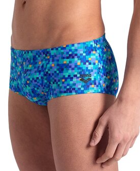 Arena M Pooltiles Swim Low Waist Short blue multi 90