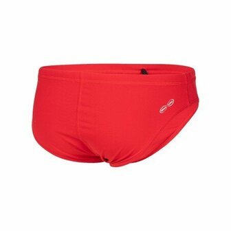 Arena B Team Swim Briefs Solid red-white 4-5