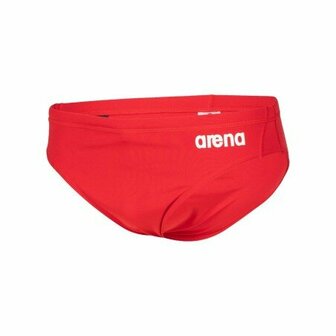 Arena B Team Swim Briefs Solid red-white 14-15