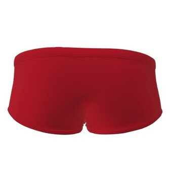 Arena M Team Swim Low Waist Short Solid red-white 75