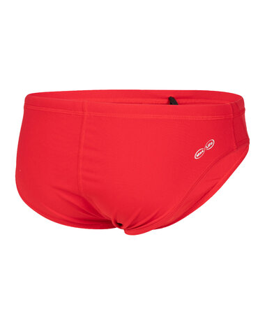 Arena B Team Swim Briefs Solid red-white 10-11