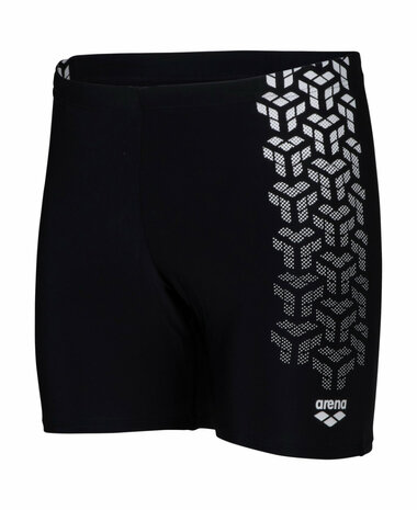 opruiming showmodel Arena M Kikko V Swim Mid Jammer Graphic-black-white FR95/D7/2XL