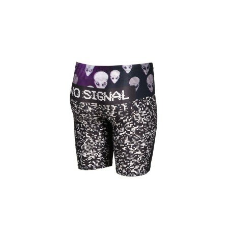 Arena B Crazy Swim Short Placement black-multi 10-11