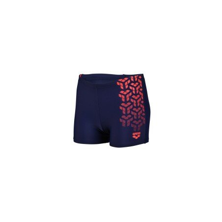 Arena B Kikko V Swim Short Graphic navy-fluo-red 10-11