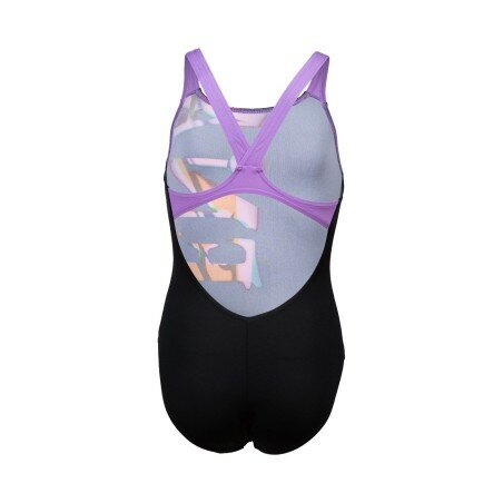 Arena G Prism Swimsuit V Back black-lavanda 14-15