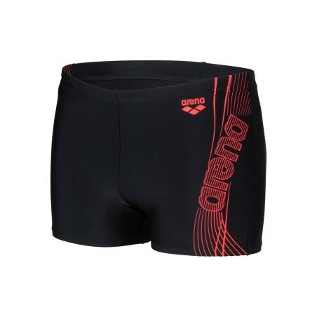 Arena M Dreamy Swim Short black-fluo-red 85